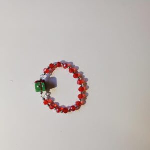 Christmas Present glass bead