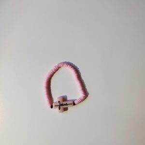 Jesus Baby Pink Bracelet