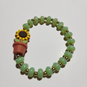 Sunflower Bracelet Green
