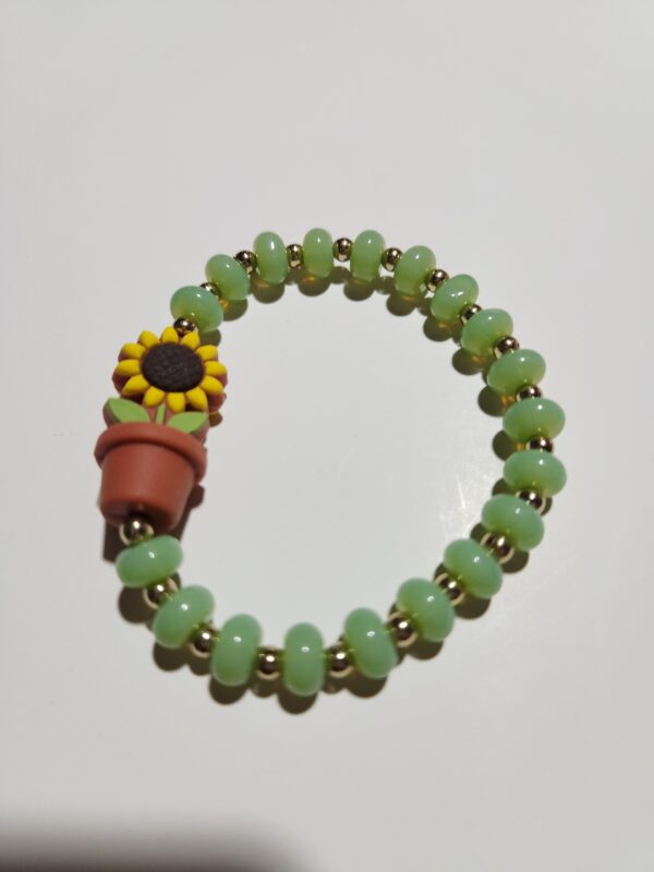 Sunflower Bracelet Green